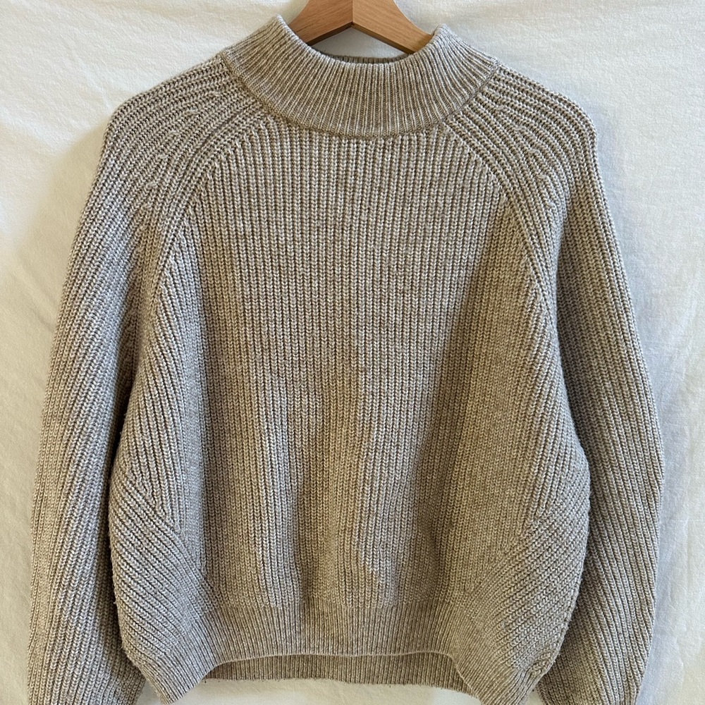 H&M Taupe Turtleneck Sweater